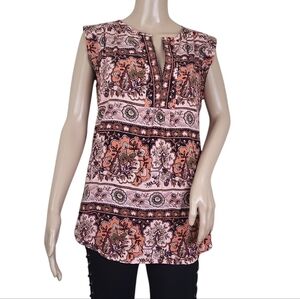 Ann Taylor LOFT Vineyard Split Neck Top